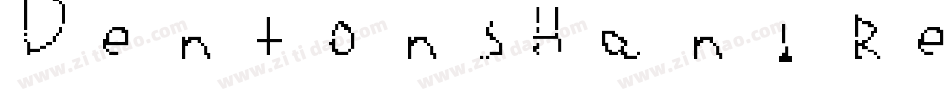 DentonsHand Regular字体转换